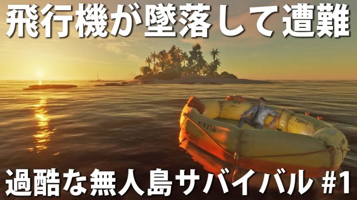 【Stranded Deep #1】リアルな無人島サバイバル生活を体験できるオープンワールドゲームに再挑戦【アフロマスク】