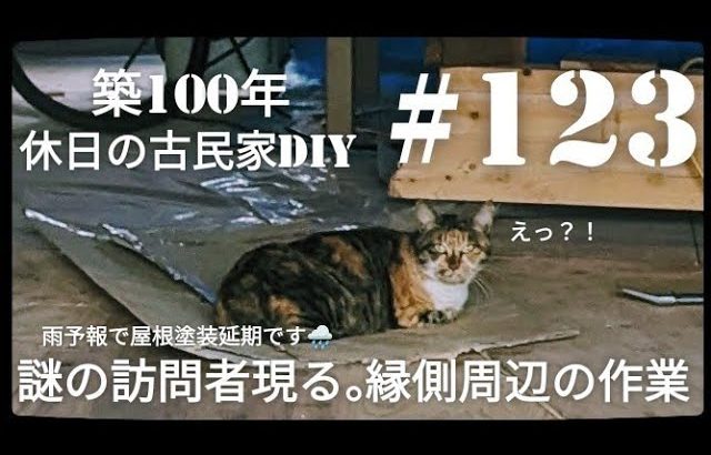 【古民家diy】築100年 #123 雨予報で屋根塗装延期！ゆっくりすごします