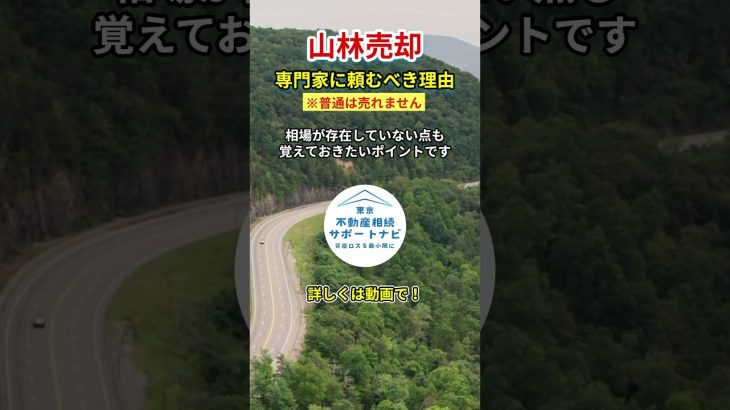 【2024年相続】山林所有者必見！山林売却を専門家に頼むべき理由！ #相続 #相続対策 #不動産相続