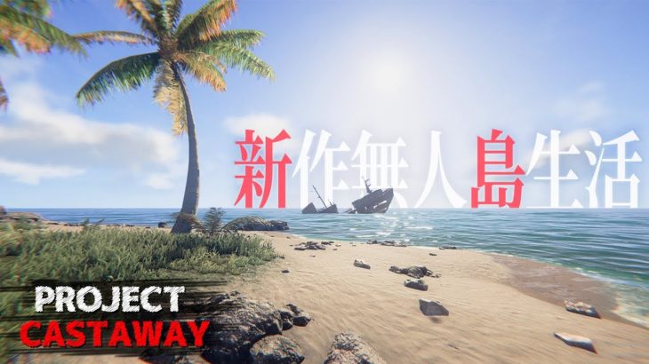 美しい無人島で始まる残酷なサバイバルゲーム「Project Castaway」実況プレイ