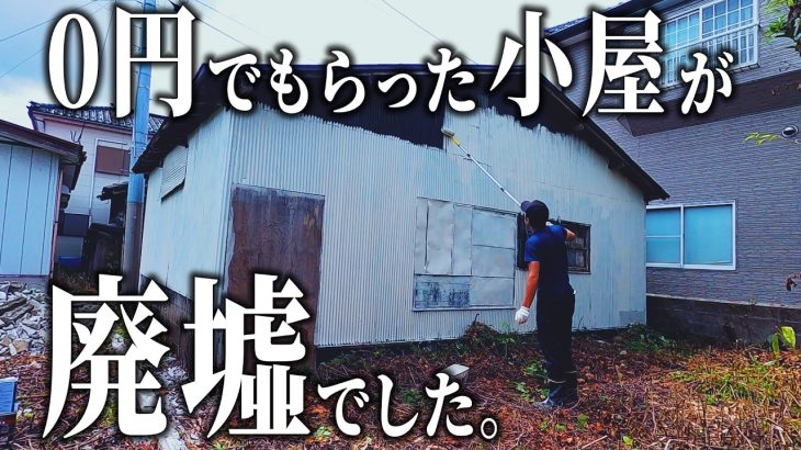 0円でもらった小屋、もはや廃墟…。素人がDIYでペンキを塗ったらどうなった…？ 第02話【番外編：ジャングルと化した小屋】