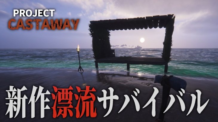 【PROJECT CASTAWAY】期待の新作！無人島漂流サバイバルを遊んでみる