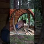 Building wooden cabin / DIY Wood / Decor home / Plastic house / Live in forest / Survival / Camping