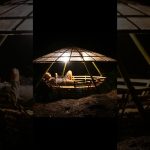 BUILD A GAZEBOS SHELTER WITH BAMBOO AND PLASTIC WRAP #survival #camping #diy #outdoors #bushcraft