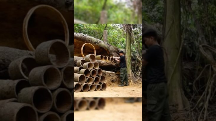 The man with the best skills. Make a beautiful shelter #survival #skills #campping #outdoors