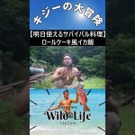 【サバイバル】沖縄ターザン：ロールケーキ風イカ飯【沖縄ターザンkidzy】 #kidzy #キジー #無人島 #沖縄 #アウトドア#南国#イカ飯#クブシミ#素潜り#無人島#BBQ