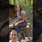 she made this in the forest in just 3 minutes 🪵🔪#camping #survival #bushcraft #outdoors #diy