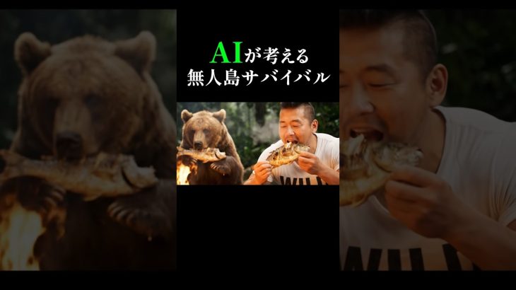 AIが考える無人島サバイバル生活【その６】#ai動画 #ai #ワイルドなAI #コメディ #シュール #YouTuber #ネタ動画