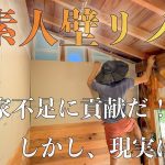 【3畳小屋DIY】一気に壁張り！今年こそは寒くない部屋で過ごせそう。