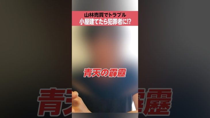 【山林売買でトラブル】小屋建てたら犯罪者に!?