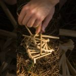 He made an AMAZING basket in the forest! #bushcraft #camping #survival #diy